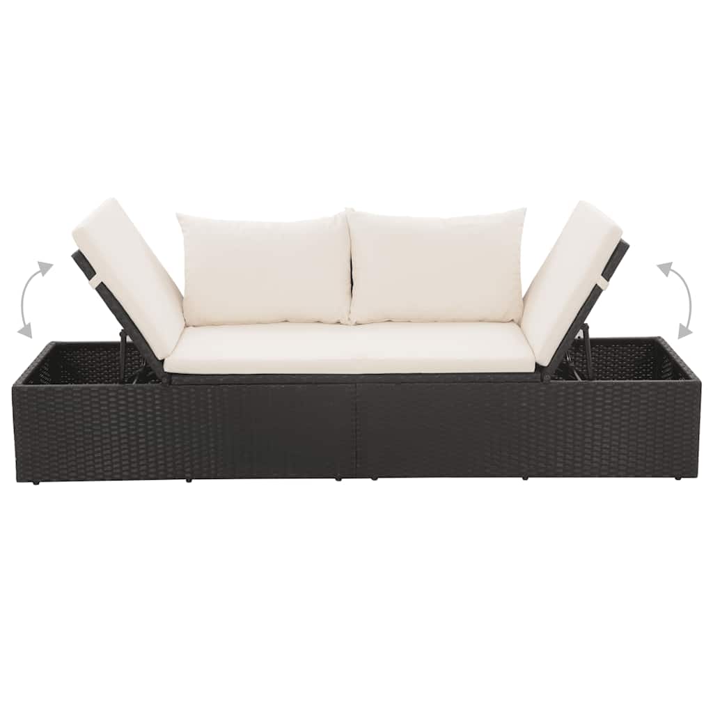 Garden Bed 195X60 Cm Poly Rattan