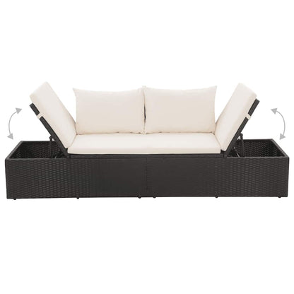Garden Bed 195X60 Cm Poly Rattan