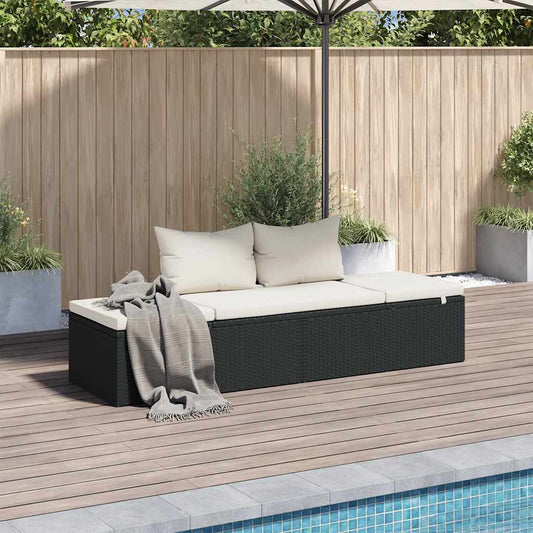 Garden Bed 195X60 Cm Poly Rattan