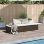 Garden Bed 195X60 Cm Poly Rattan