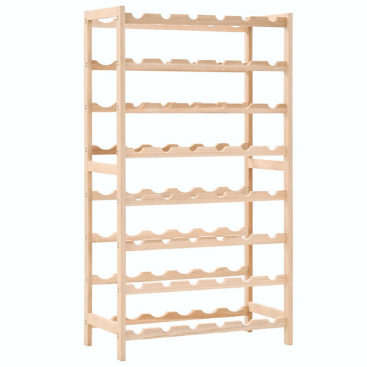 Wine Rack Cedar Wood 57.5X28X102 Cm
