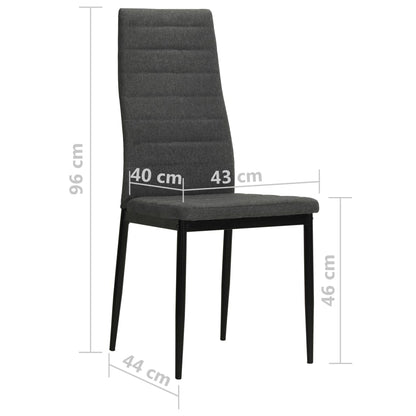 Dining Chairs 2 Pcs Fabric