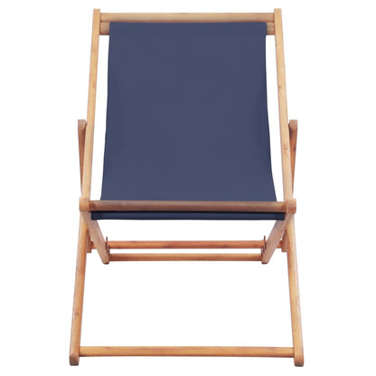 Folding Beach Chair Fabric And Wooden Frame