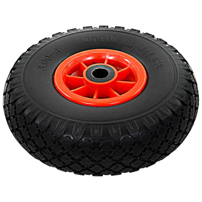 Sack Truck Wheels 4 Pcs Solid Pu 3.00-4