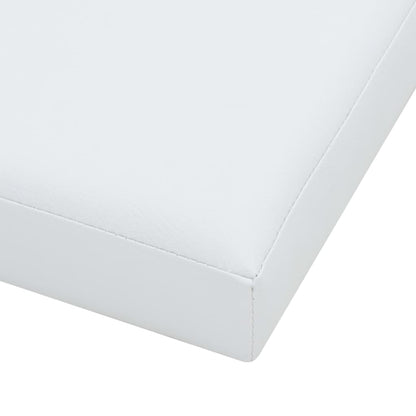 Folding Storage Stool Faux Leather