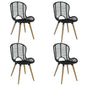 Dining Chairs 2 Pcs Natural Rattan