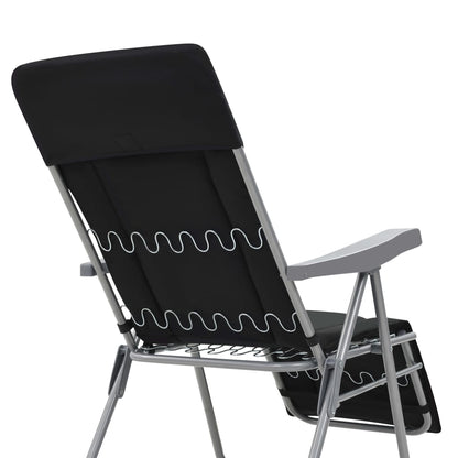 Folding Garden Chairs With Cushions 2 Pcs