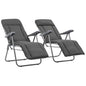 Folding Garden Chairs With Cushions 2 Pcs