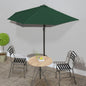 Garden Parasol With Aluminium Pole 270X144 Cm Half
