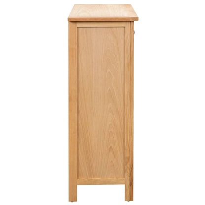 Wine Cabinet 72X32X90 Cm Solid Oak Wood