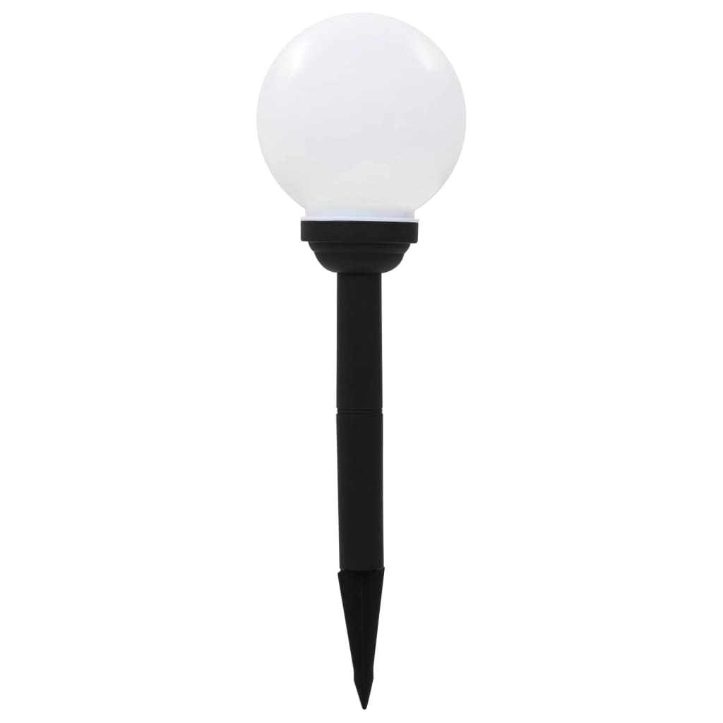 Outdoor Solar Lamps 4 Pcs Led Spherical 15 Cm Rgb