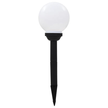 Outdoor Solar Lamps 4 Pcs Led Spherical 15 Cm Rgb