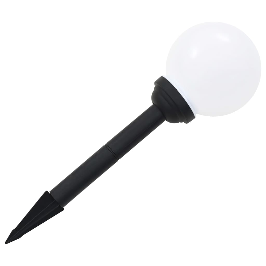 Outdoor Solar Lamps 4 Pcs Led Spherical 15 Cm Rgb