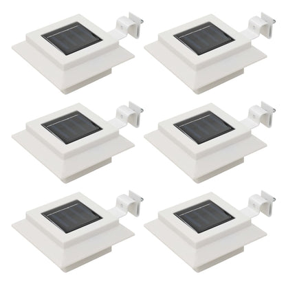 Outdoor Solar Lamps 6 Pcs Led Square 12 Cm