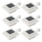 Outdoor Solar Lamps 6 Pcs Led Square 12 Cm