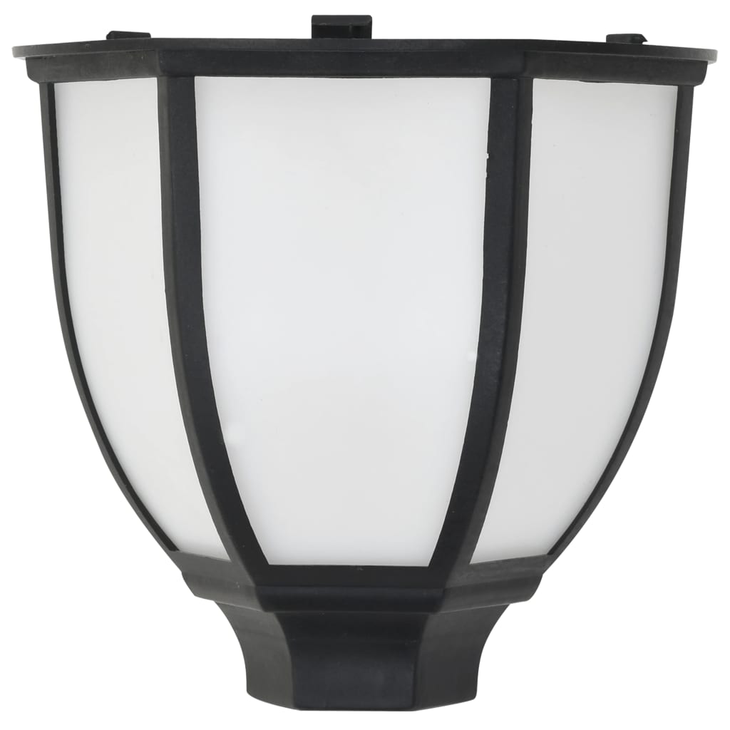 Outdoor Solar Lamps 3 Pcs Led Black