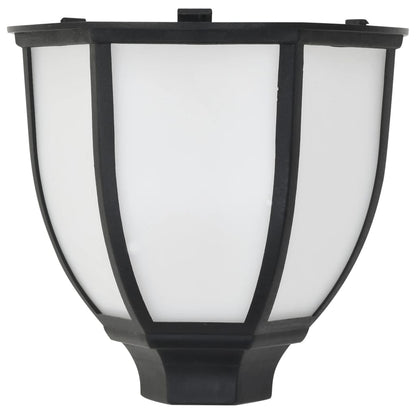 Outdoor Solar Lamps 3 Pcs Led Black