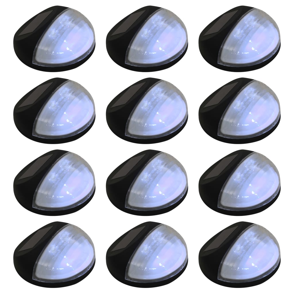 Outdoor Solar Wall Lamps Led 24 Pcs Round