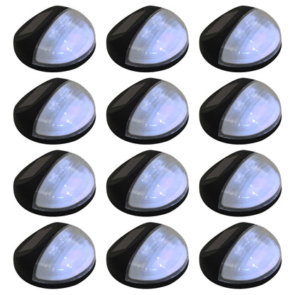 Outdoor Solar Wall Lamps Led 24 Pcs Round