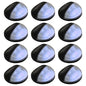 Outdoor Solar Wall Lamps Led 24 Pcs Round