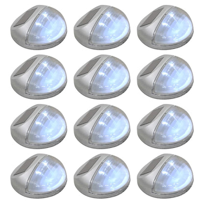 Outdoor Solar Wall Lamps Led 24 Pcs Round