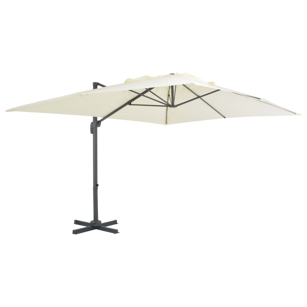 Cantilever Garden Parasol With Aluminium Pole