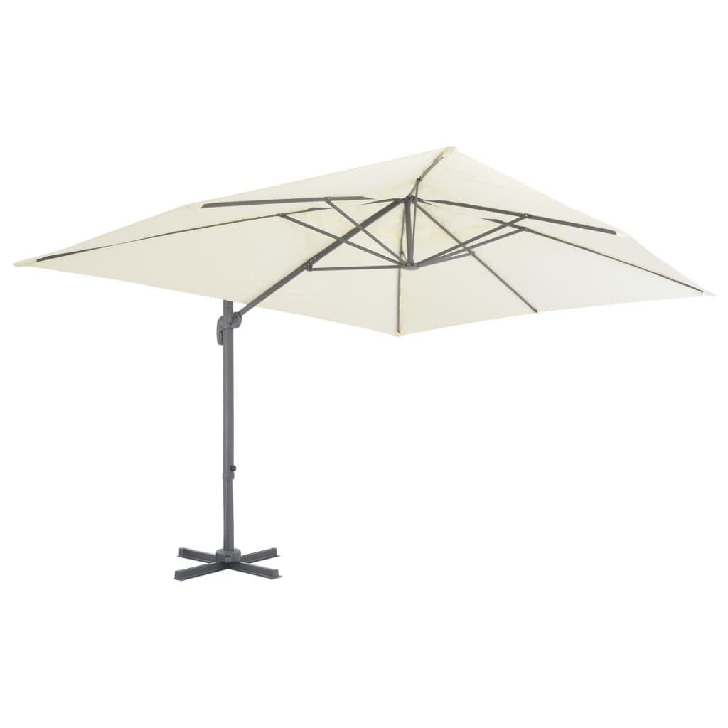 Cantilever Garden Parasol With Aluminium Pole