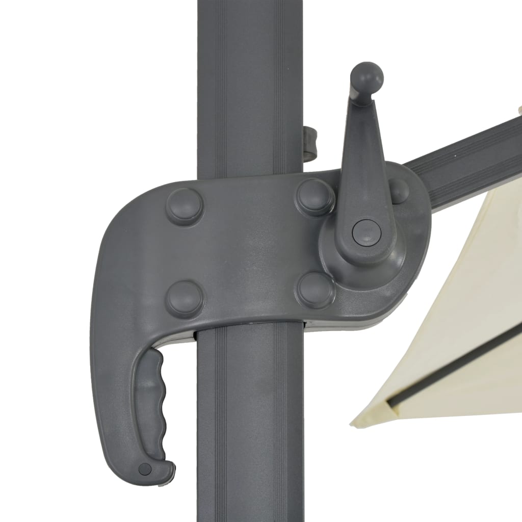 Cantilever Garden Parasol With Aluminium Pole