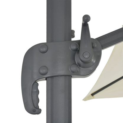 Cantilever Garden Parasol With Aluminium Pole