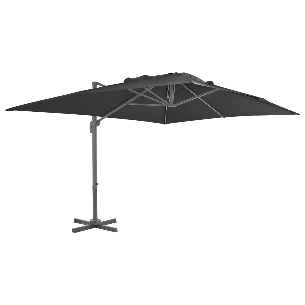 Cantilever Garden Parasol With Aluminium Pole