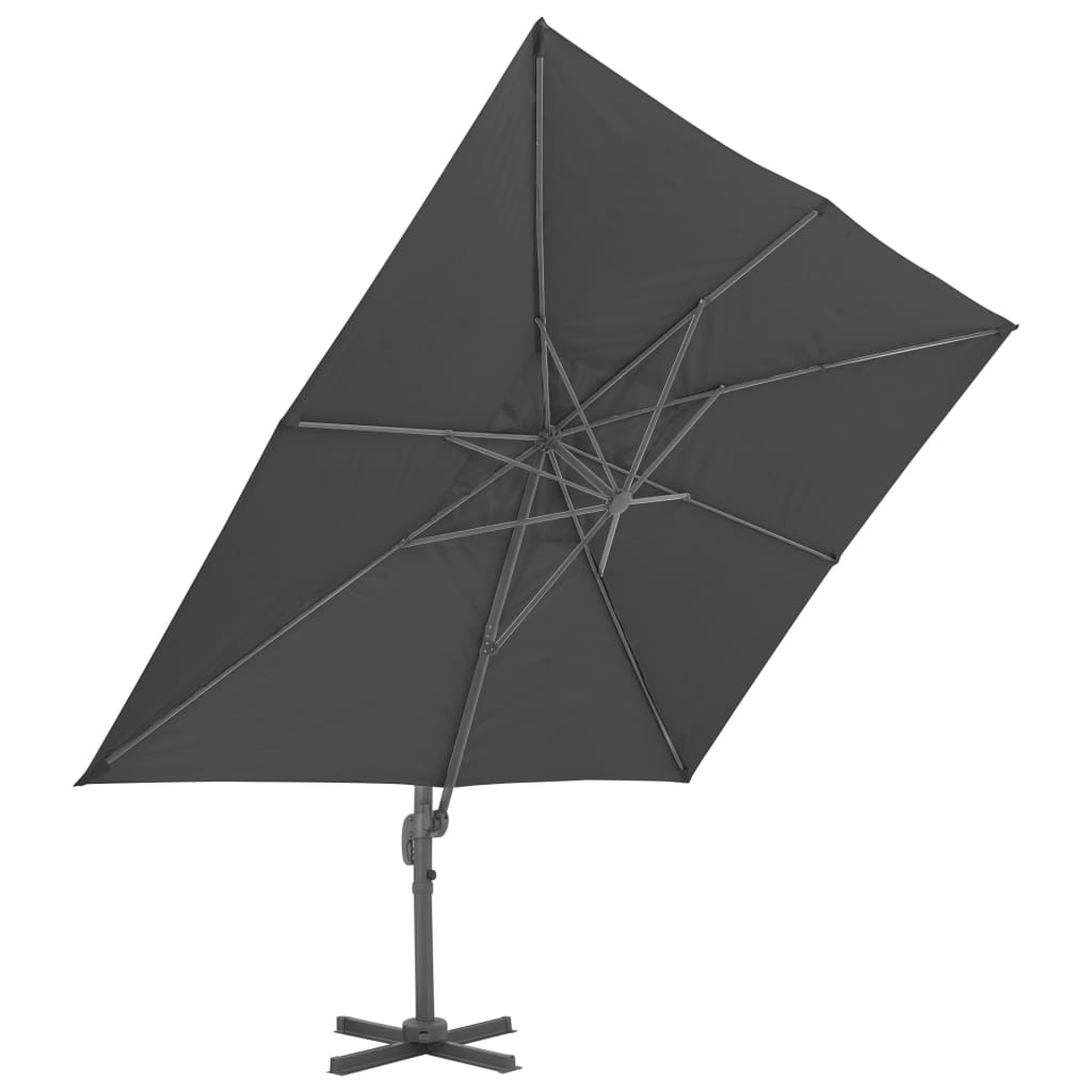 Cantilever Garden Parasol With Aluminium Pole