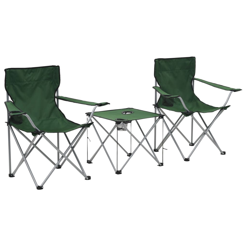 Camping Table And Chair Set 3 Pieces