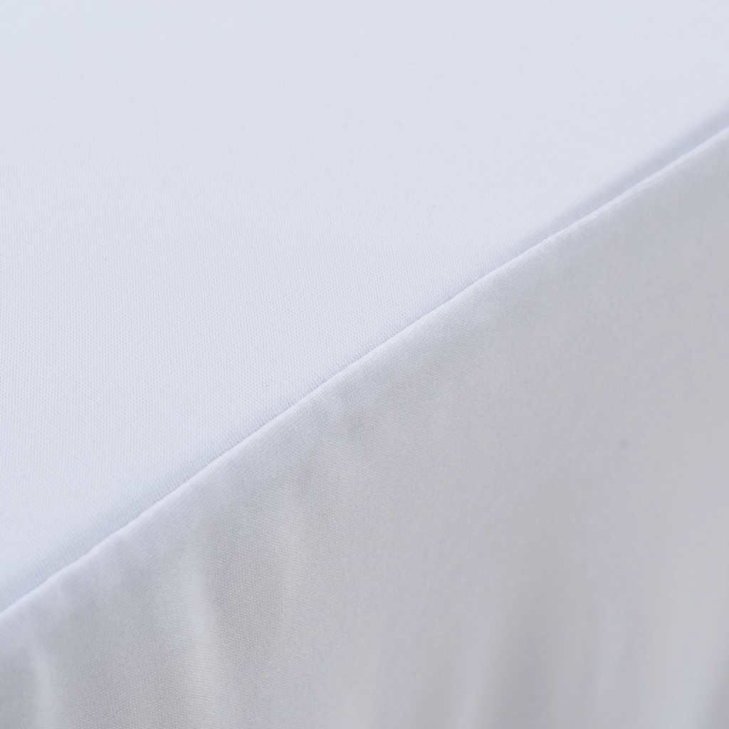 2 Pcs Stretch Table Covers With Skirt
