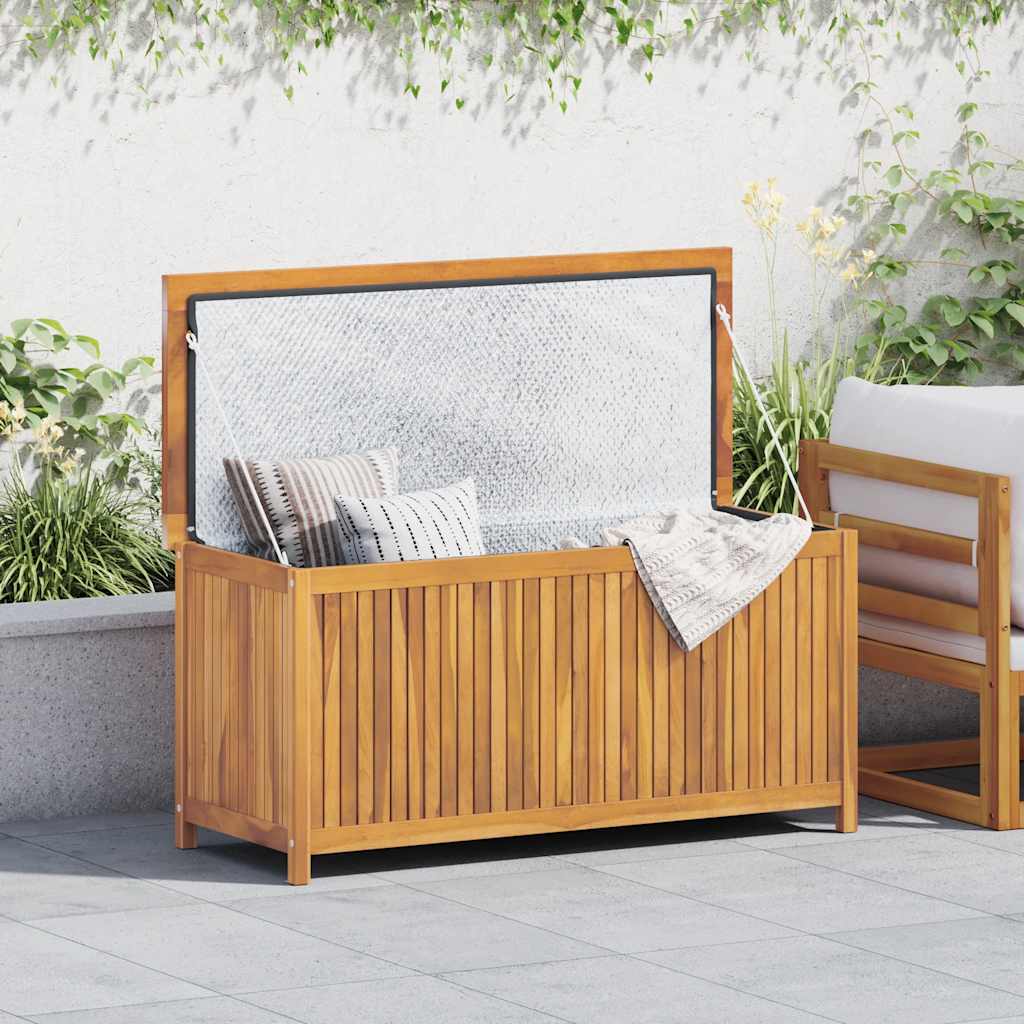 Garden Storage Box Solid Teak Wood