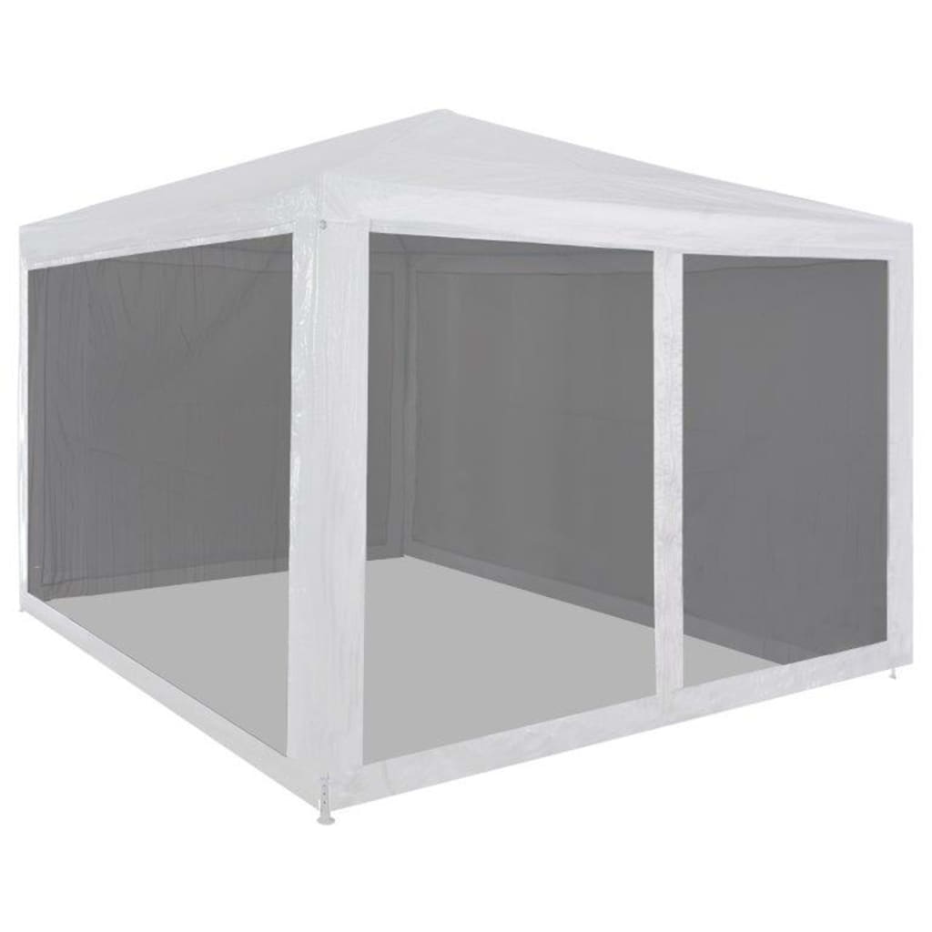 Party Tent With 12 Mesh Sidewalls Hdpe