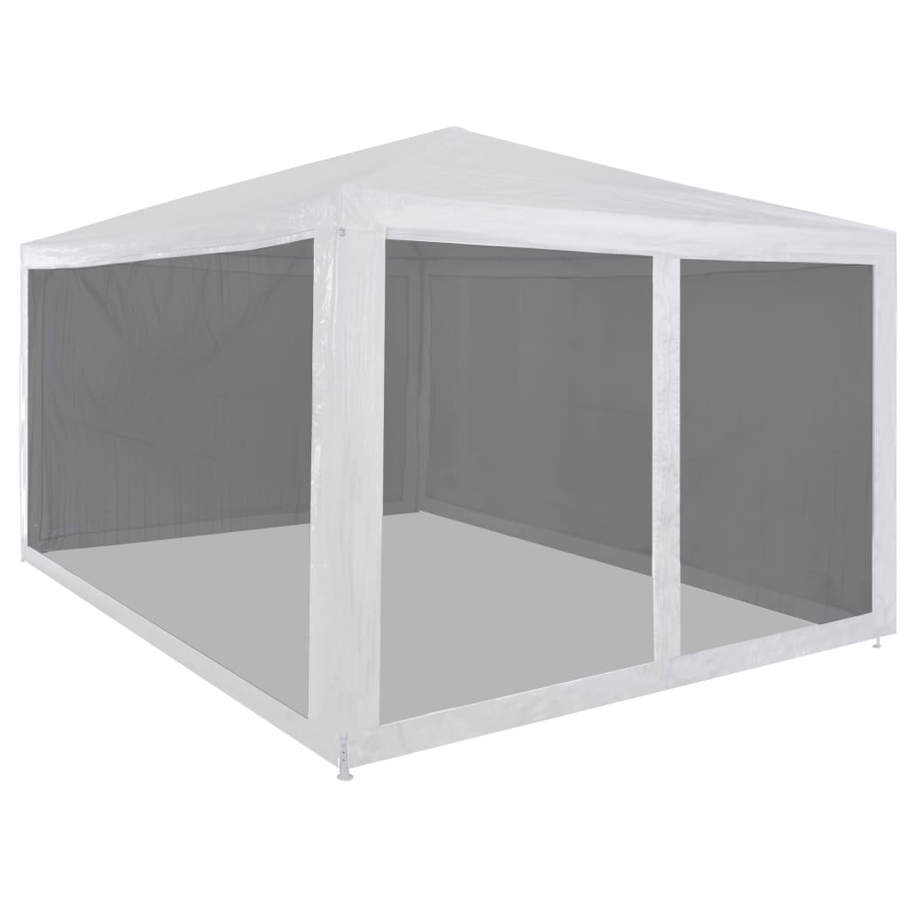Party Tent With 12 Mesh Sidewalls Hdpe