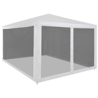 Party Tent With 12 Mesh Sidewalls Hdpe