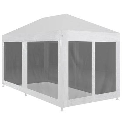 Party Tent With 12 Mesh Sidewalls Hdpe