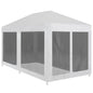 Party Tent With 12 Mesh Sidewalls Hdpe
