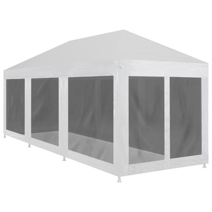 Party Tent With 12 Mesh Sidewalls Hdpe