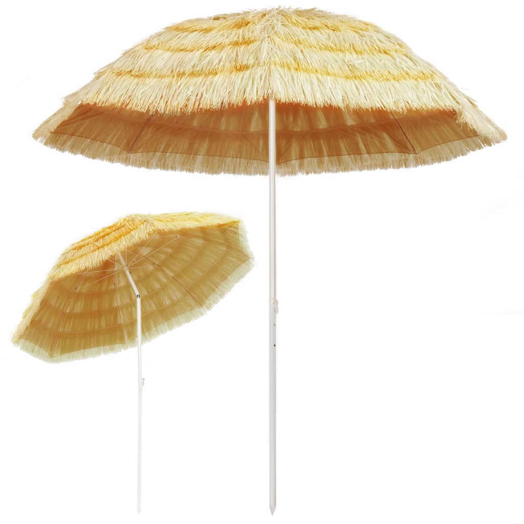 Beach Parasol Natural Hawaii Style