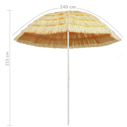 Beach Parasol Natural Hawaii Style