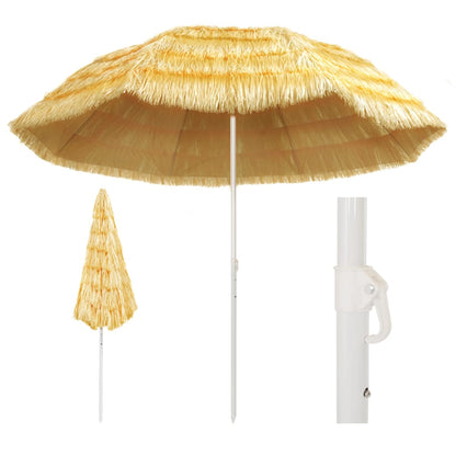 Beach Parasol Natural Hawaii Style