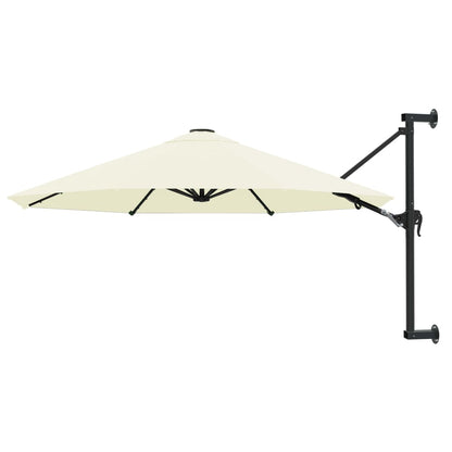 Wall-Mounted Garden Parasol With Metal Pole 300 Cm