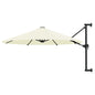 Wall-Mounted Garden Parasol With Metal Pole 300 Cm