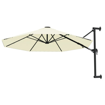 Wall-Mounted Garden Parasol With Metal Pole 300 Cm