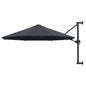 Wall-Mounted Garden Parasol With Metal Pole 300 Cm