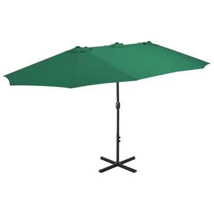 Garden Parasol With Aluminium Pole 460X270 Cm