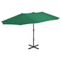 Garden Parasol With Aluminium Pole 460X270 Cm