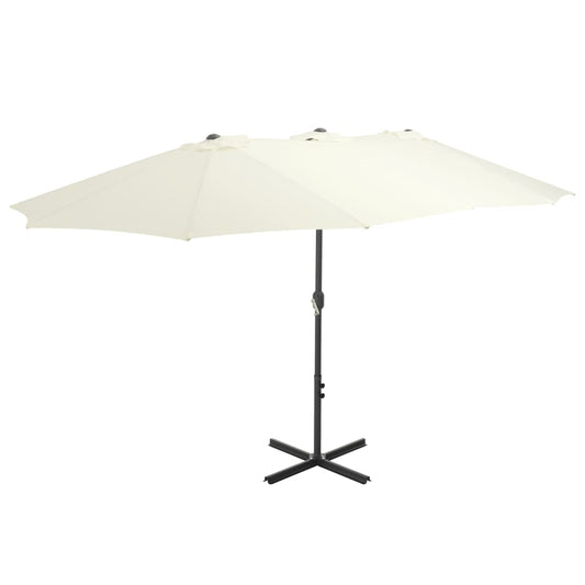 Garden Parasol With Aluminium Pole 460X270 Cm